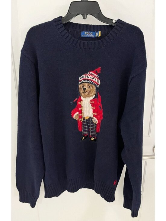 Polo Ralph Lauren Other - Polo Ralph lauren Men's Polo Bear Cotton-Cashmere Sweater Pullover Sz XXL EUC